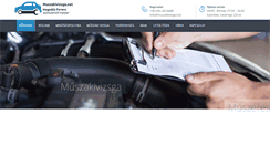 Desktop Screenshot of muszakivizsga.net