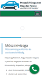 Mobile Screenshot of muszakivizsga.net